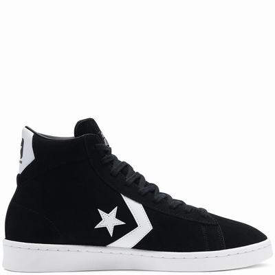 Férfi Converse Unisex Pro Leather Magasszárú Cipő CO9012683 Fekete/Fehér